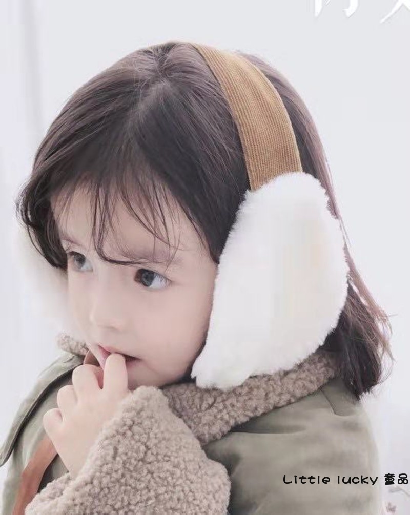 어린이 가을과 겨울 방한용 귀 가리개 활 부드러움 따뜻하고 편안한 소녀 아이